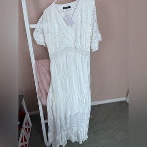 Wedding dress/Boho/Casual white dress